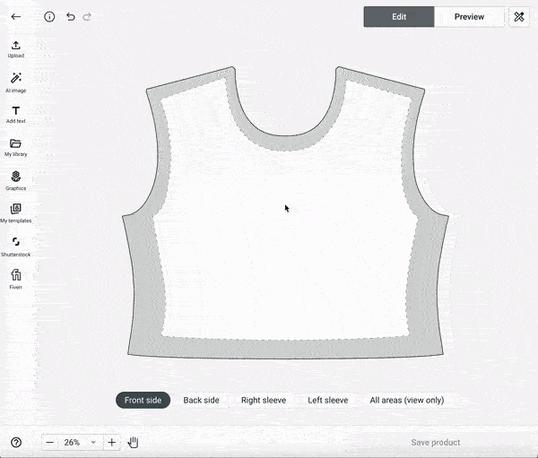 How to create a design with the Shutterstock integration Printify x Shutterstock 16