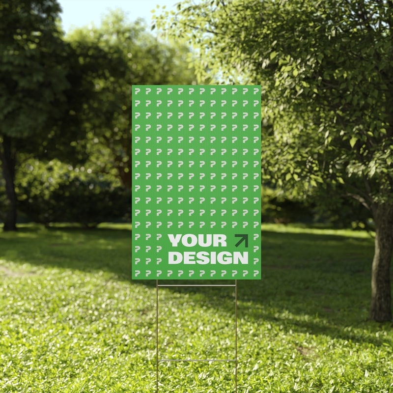 plastic yard sign Amazon 16