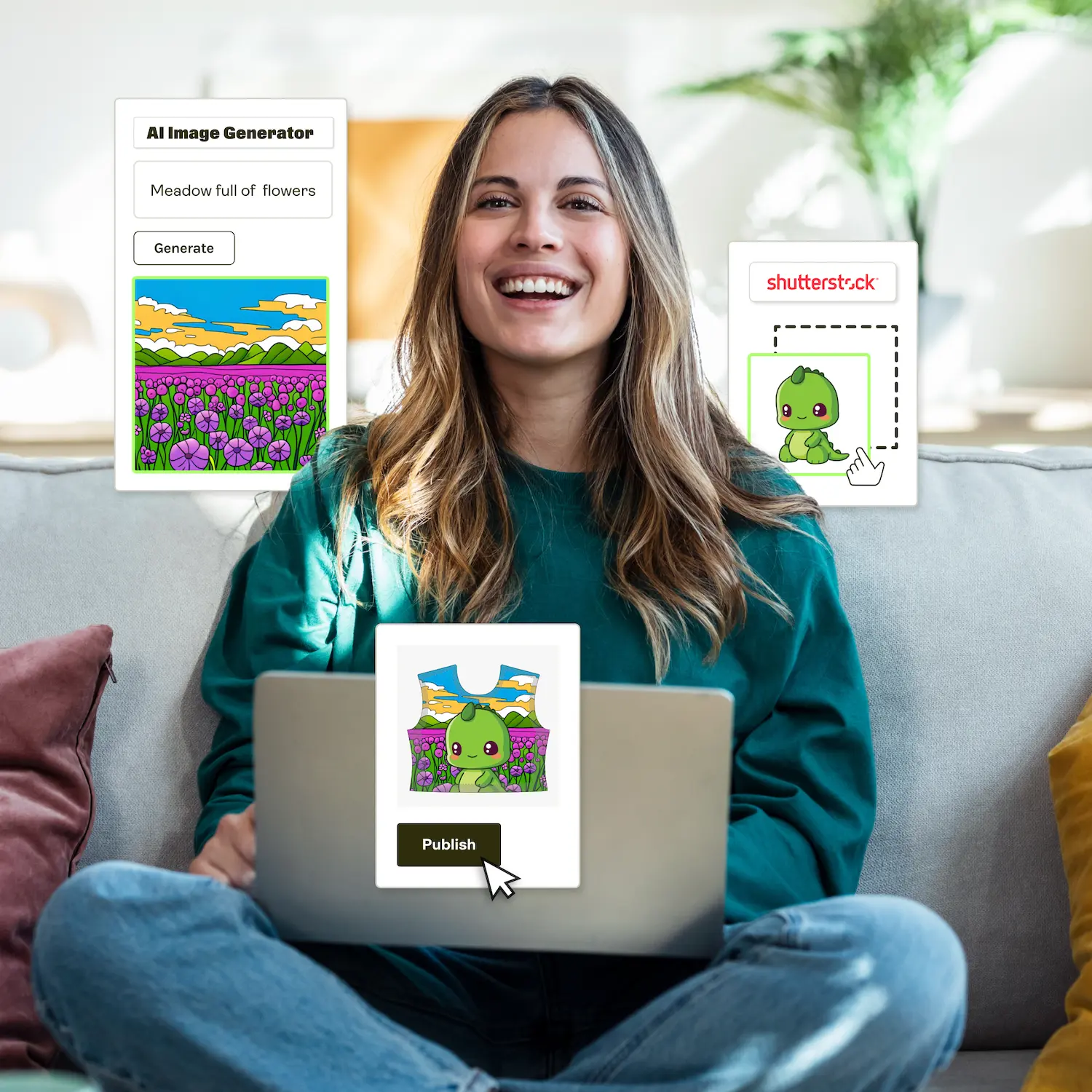 Get top notch designs for your custom merch Printify x Shutterstock 1